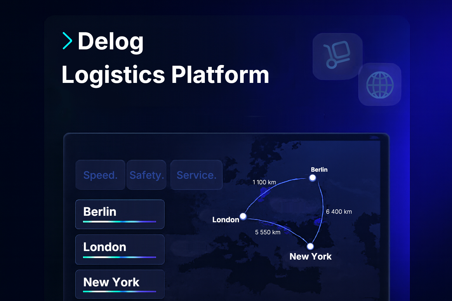 Delog Dashboard Interface